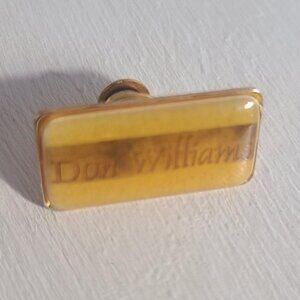 Don Williams Concert Tour Vintage Lapel Pin